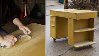 Refinishing A Mid Century Heywood Wakefield Desk  Furniture Refinishing [upl. by Sherard]