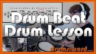 ★ Spoonman Soundgarden ★ Drum Lesson  How To Play Drum BEATS Matt Cameron [upl. by Ymmak243]