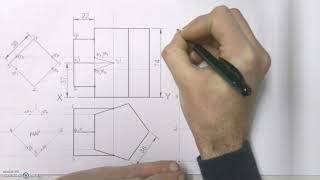 How to draw the interpenetration curve and develop the secondary pipe [upl. by Wachter]