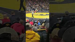 IOWA WRESTLING BEN KEUTER IOWA VS YONGER BASTIDA IOWA STATE [upl. by Modnarb]