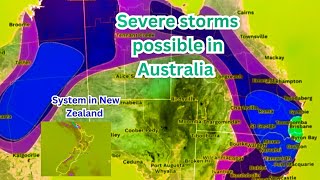 Severe weather in parts of Australia nov 13th amp more to watch New Zealand amp other areas rain too [upl. by Doscher679]