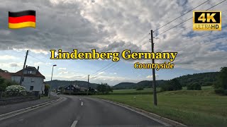 Summer Drive from Lindenberg to Sonneberg Germany 🇩🇪  Scenic Countryside Journey [upl. by Aleakcim]