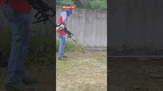 Helping owner to get His Yard Cleaned Up lawnmowing yardmakeover mesinrumput subscribe [upl. by Eelak]