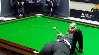 SNOOKER REANNE EVANS SHOWS HER SKILLS 2024  WORLD MIXED DOUBLES  BRECEL EVANS ROBERTSON [upl. by Daveta]