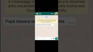 Il papà indignato 😂 shorts whatsapp chat [upl. by Sirron]