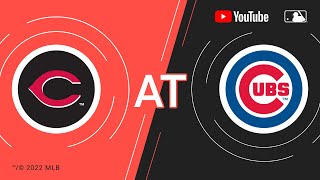 Reds at Cubs  MLB Game of the Week Live on YouTube [upl. by Player]