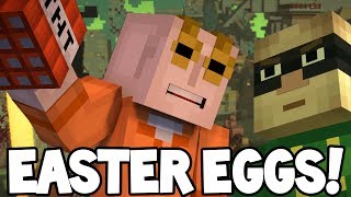 Minecraft Story Mode Season 2  HIDDEN EASTER EGGS quotEpisode 3quot [upl. by Matias]