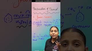 Preparation of phenol from cumene l1 Min Chemistry 200 l By Nikki Maam l Class 12 [upl. by Avehsile]