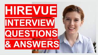 HIREVUE Interview Questions Tips and Answers How to PASS a HireVue Interview [upl. by Moshell]