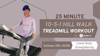 25 Minute Incline Walking Treadmill WorkoutFat BurningEnergy Boosting [upl. by Annahsirhc]