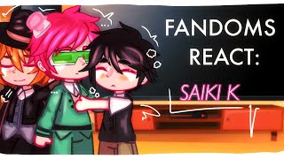 ★ ꔛ ꒰ FANDOMS REACT SEASON 2 ⋮ SAIKI K ╰╮66 ♡ ੭ [upl. by Ahsiemak274]