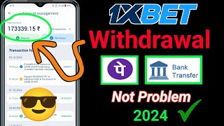 How To Withdraw Money From 1xbet  1xbet withdraw problem  1xbet withdrawal [upl. by Annavas]