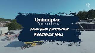 Quinnipiac University Drone Tour of New Residence Building Construction September 2023 [upl. by Territus]