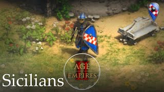 Sicilians theme  Age of Empires II DE [upl. by Yraek]