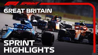 F1 Sprint Highlights  2021 British Grand Prix  Cryptocom [upl. by Atyekram10]