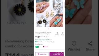 Korean earrings haul Meesho 😘Meesho Korean earrings haul 😍meeshomeeshohaulearringskoreanearring [upl. by Ibmat]