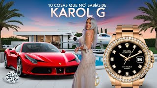 10 COSAS que NO SABÍAS de KAROL G [upl. by Kolb]