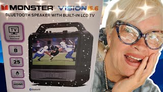 MOnster ViSion 156 inch CORDLESS TV REVIEW [upl. by Chally]