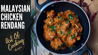 Malaysian Chicken Rendang  Rendang Ayam  How To Make Chicken Rendang [upl. by Geier161]