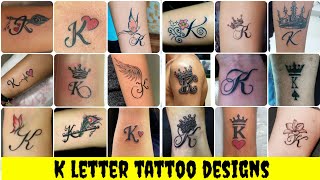 30 K letter tattoo designs  K letter designs  Tattoo Photo [upl. by Ecirtel208]