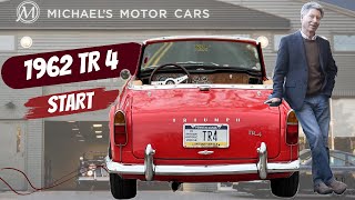 1962 Triumph TR4  start [upl. by Llehcear36]