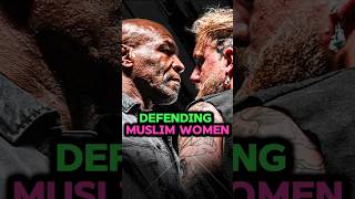 MIKE TYSON PUTS RESPECT ON MUSLIM WOMEN BEFORE JAKE PAUL FIGHT shorts foryou short islam muslim [upl. by Sherye]