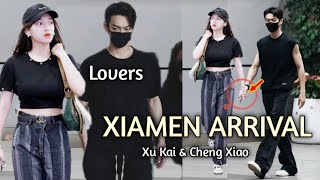 Shocking Xu Kai And Cheng Xiao Safely Arrived Xiamen Holding Hands From Macao [upl. by Philpot]