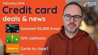 Credit card deals Boosted Avios Amex welcome amp Asda 10 Cashback February 2024 update [upl. by Alfonse577]