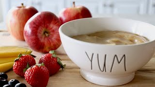 Homemade Applesauce Recipe no added sugar [upl. by Ebby]