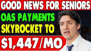 New Increase Update in CPP Payments 1447 Deposits Confirm By CRA For Canadian Seniors [upl. by Nileek767]