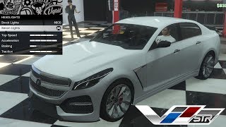 GTA 5  DLC Vehicle Customization  Albany VSTR Cadillac CTSV and Review [upl. by Pansy728]