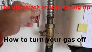 How to turn your gas off The ultimate energy saving tip [upl. by Garrity688]