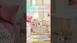 Super Soft Microfibre Double Bed Heavy Quilt Razai for Winter Polyfill Quilt Luxury Winter Quilt [upl. by Starobin]