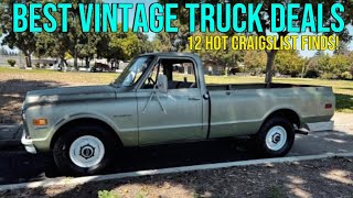 12 Hot Craigslist Classic Trucks for Sale by Owner  Best Deals on Vintage Rides [upl. by Esereht]