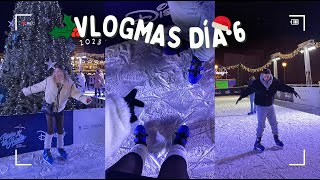 INTENTAMOS PATINAR SOBRE HIELO 👀⛸️ me lesioné vlogmas 6 [upl. by Ettevey]