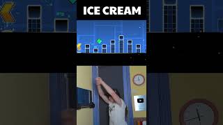 Geometry Dash Ice Cream 😳 shorts [upl. by Kinna1]