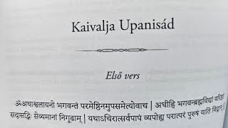 KAIVALJA UPANISAD HANGOSKÖNYV KAIVALJAUPANISAD UPANISADGYŰJTEMÉNY [upl. by Etan932]