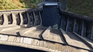 Drone footage of a dam near Llanidloes [upl. by Neilson10]