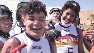 Pylon 7on7 Football Mesquite NV 2021 THE MECCA 2 Tournament Recap Vol 1 Youth By AllAmericanFilm [upl. by Luapnaes]