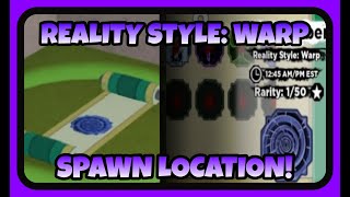 REALITY STYLE WARP SPAWN LOCATION IN SHINDO LIFE 2 ROBLOX 2021 [upl. by Atikam14]