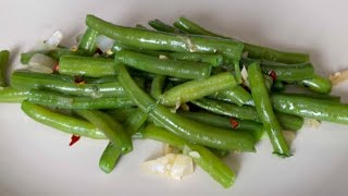 Haricot Vert ll Sauté French Beans ll Easy Side Dish ll Haricots Verts ll [upl. by Waite399]