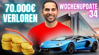 Lohnt sich der Einstieg in den Autohandel noch 70000 € Verlust an zwei Autos Wochenupdate 34 [upl. by Araas]