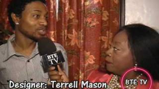 BTE TV interviews Designer Terrell Mason at the Thomas LaVone Show [upl. by Ihsir25]