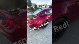 Shelby GT500 Code Red shelbygt500 mustanggt fordmustang [upl. by Suirrad788]