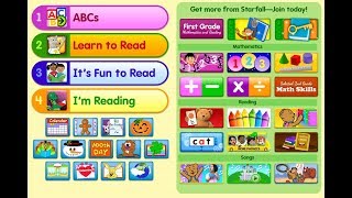 ABCs Learn Read Math from Starfall Website Gameplay [upl. by Dhu972]