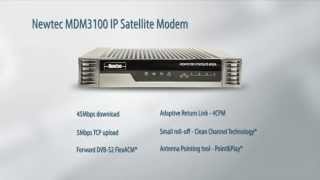 Key Product Features  MDM3100 IP Satellite Modem [upl. by Meenen]