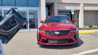 2024 Cadillac CT4V Blackwing StartUp Exhaust Walkaround and Review POV [upl. by Moser]