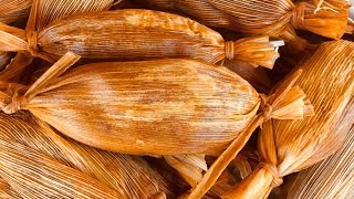 TAMALES DE CARNE  TAMALES ESTILO SINALOA [upl. by Eilyac]