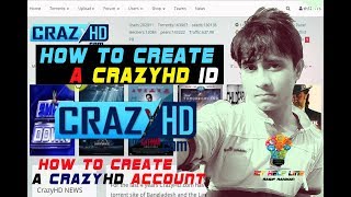 How to Create a crazyhd account  new tutorial  Ict help line  Rasif rahman [upl. by Zach218]