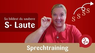 Sprechtraining  Lispeln  So bildest du saubere S Laute [upl. by Ecnerrot162]